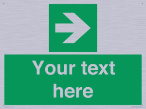 SV5234: Custom Arrow Right Sign