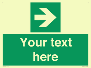 SV5234: Custom Arrow Right Sign