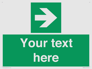 SV5234: Custom Arrow Right Sign