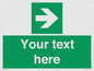 SV5234: Custom Arrow Right Sign