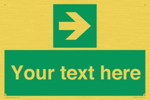 SV5234: Custom Arrow Right Sign