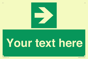 SV5234: Custom Arrow Right Sign