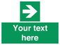 SV5234: Custom Arrow Right Sign