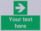 SV5234: Custom Arrow Right Sign