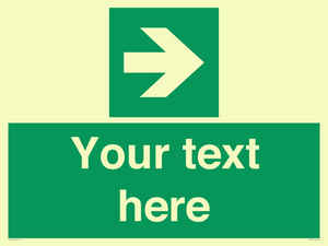 SV5234: Custom Arrow Right Sign