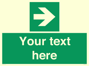 SV5234: Custom Arrow Right Sign