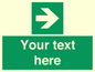 SV5234: Custom Arrow Right Sign