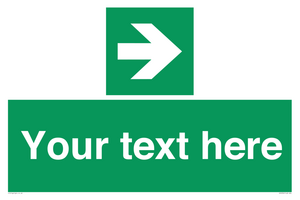 SV5234: Custom Arrow Right Sign