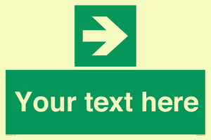 SV5234: Custom Arrow Right Sign