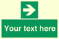 SV5234: Custom Arrow Right Sign