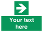 SV5234: Custom Arrow Right Sign