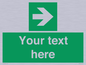 SV5234: Custom Arrow Right Sign