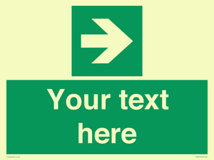 SV5234: Custom Arrow Right Sign