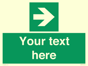 SV5234: Custom Arrow Right Sign