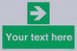 SV5234: Custom Arrow Right Sign