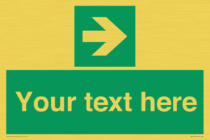 SV5234: Custom Arrow Right Sign