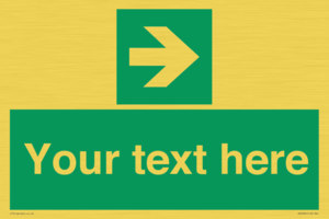 SV5234: Custom Arrow Right Sign