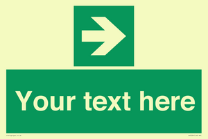 SV5234: Custom Arrow Right Sign