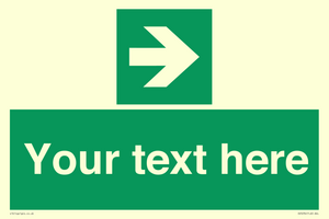 SV5234: Custom Arrow Right Sign