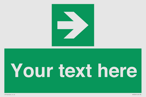 SV5234: Custom Arrow Right Sign