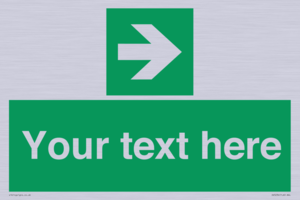 SV5234: Custom Arrow Right Sign