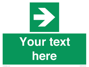 SV5234: Custom Arrow Right Sign