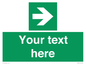 SV5234: Custom Arrow Right Sign