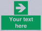 SV5234: Custom Arrow Right Sign