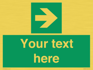 SV5234: Custom Arrow Right Sign