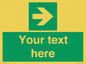 SV5234: Custom Arrow Right Sign