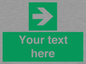 SV5234: Custom Arrow Right Sign