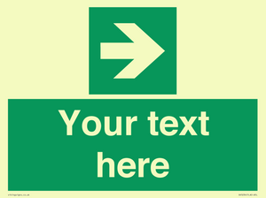 SV5234: Custom Arrow Right Sign