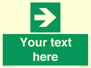 SV5234: Custom Arrow Right Sign