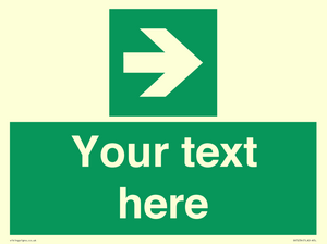 SV5234: Custom Arrow Right Sign