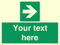 SV5234: Custom Arrow Right Sign