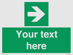 SV5234: Custom Arrow Right Sign