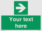 SV5234: Custom Arrow Right Sign