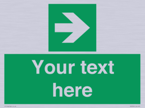 SV5234: Custom Arrow Right Sign