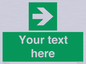 SV5234: Custom Arrow Right Sign