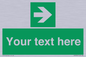SV5234: Custom Arrow Right Sign