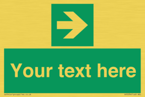 SV5234: Custom Arrow Right Sign