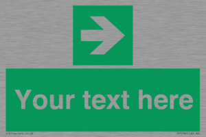 SV5234: Custom Arrow Right Sign