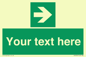 SV5234: Custom Arrow Right Sign