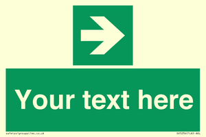 SV5234: Custom Arrow Right Sign