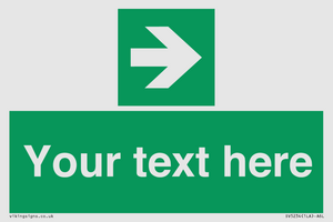 SV5234: Custom Arrow Right Sign
