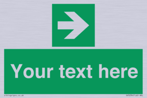 SV5234: Custom Arrow Right Sign