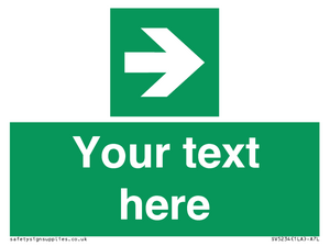 SV5234: Custom Arrow Right Sign