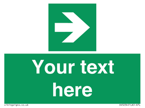 SV5234: Custom Arrow Right Sign