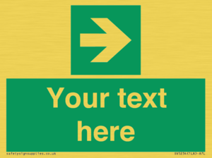 SV5234: Custom Arrow Right Sign