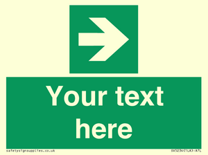 SV5234: Custom Arrow Right Sign